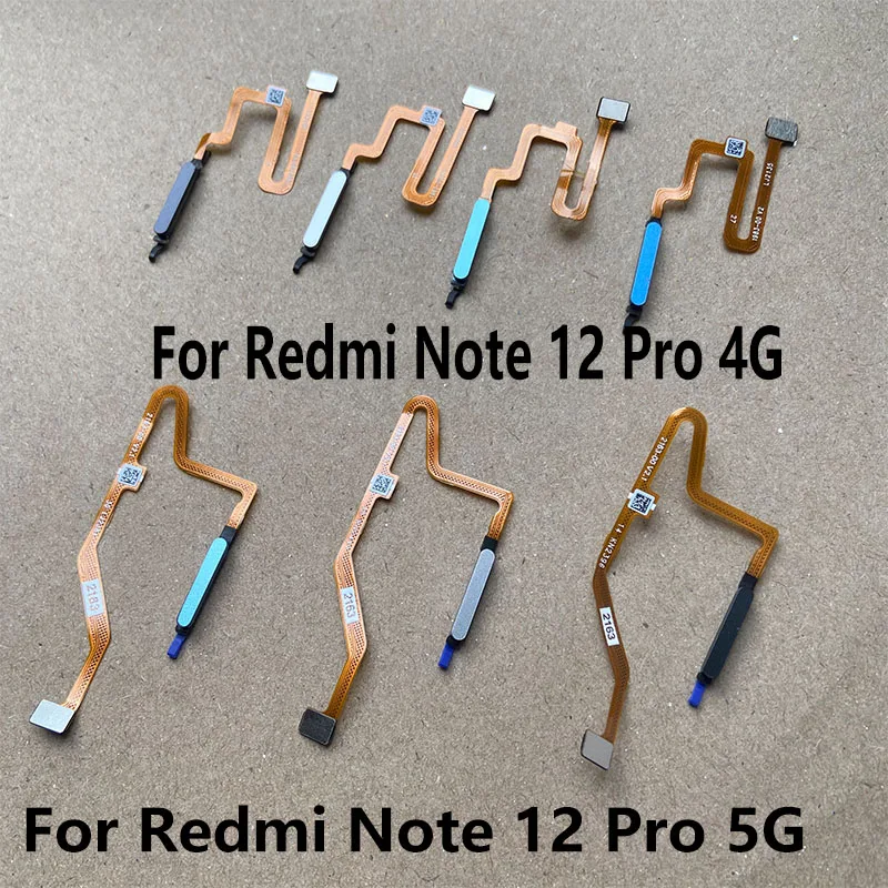 Enhanced Fingerprint Sensor Touch ID Ribbon Connector Flex Cable for Xiaomi Redmi Note 12 Pro