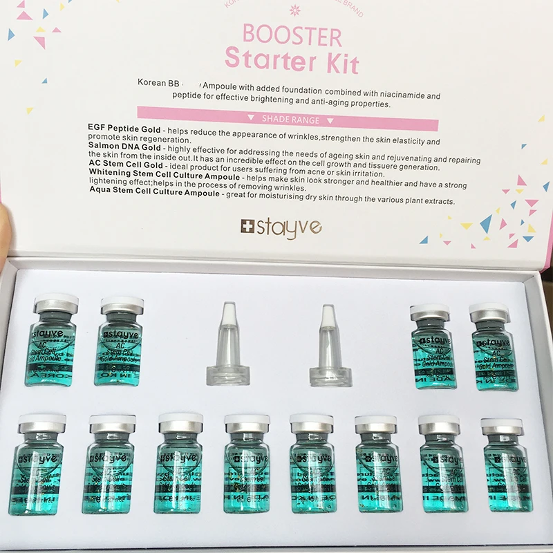8 мл Stayve BB крем светящийся стартер Niacinamide набор эссенций для лица лосось ДНК основа крем увлажнение красота уход за кожей