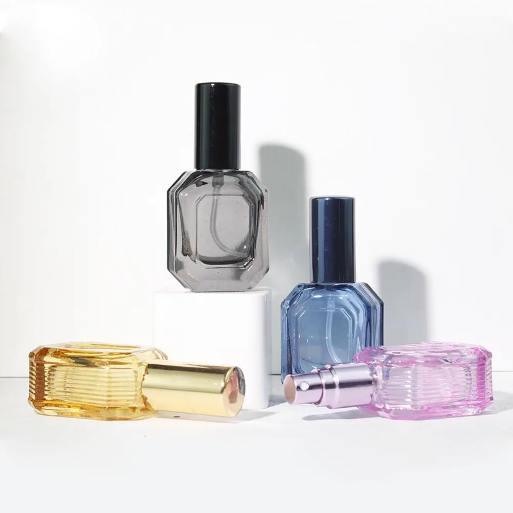 Luxury Refillable 10ml Glass Perfume Atomizer - Portable Travel Spray Bottle
