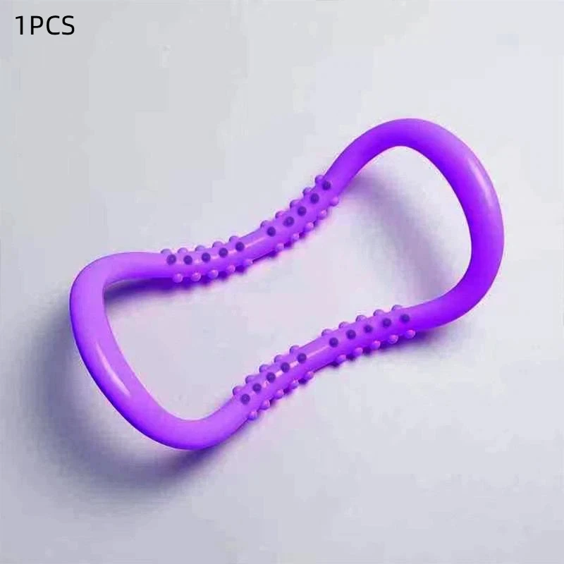 Círculo de Yoga Pilates para Alongamento, Equipamento de Fitness Feminino para Casa, Massagem Fascial, Exercícios Corporais com Resistência e Suporte_voghion.com