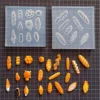 2Pattern  Turtle Bread  Donuts 3D Acrylic Nail Mold Palace Nail Art Decorations  DIY Design Silicone  Nail Art 1