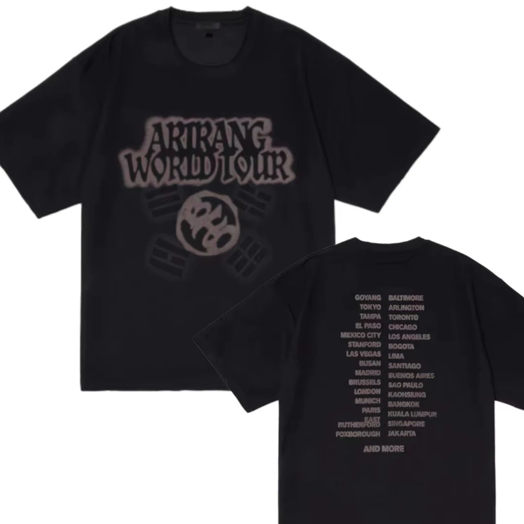 Unisex T-Shirt Group Tour 2026 Grafik-T-Shirts Hochwertige Sommermode für Männer und Frauen Y2K Trendiges T-Shirt Fan-Geschenk