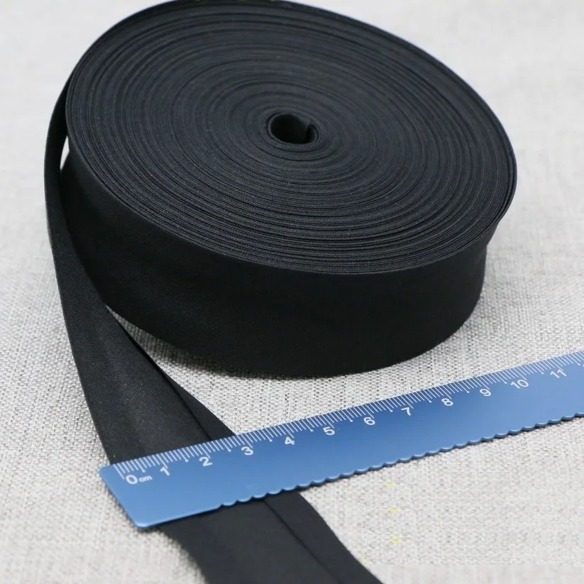 3cm Breites 100% Baumwoll-Schrägband - Verschiedene Farben für Nähen, Quilten, Kleidung, Basteln - Vorgeschnitten, Leicht zu Bügeln & Annähen – Detail 2