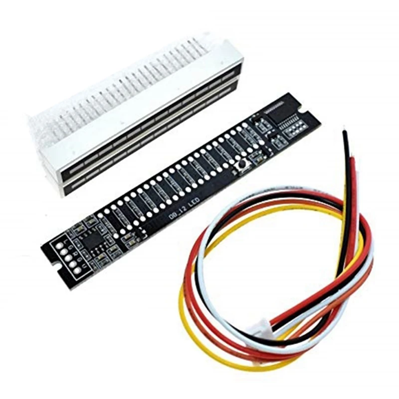 

ABGZ-2X Mini Dual 12 Level Indicator VU Meter Stereo Amplifier Board Adjustable Light Speed Board With AGC Mode, DIY KITS