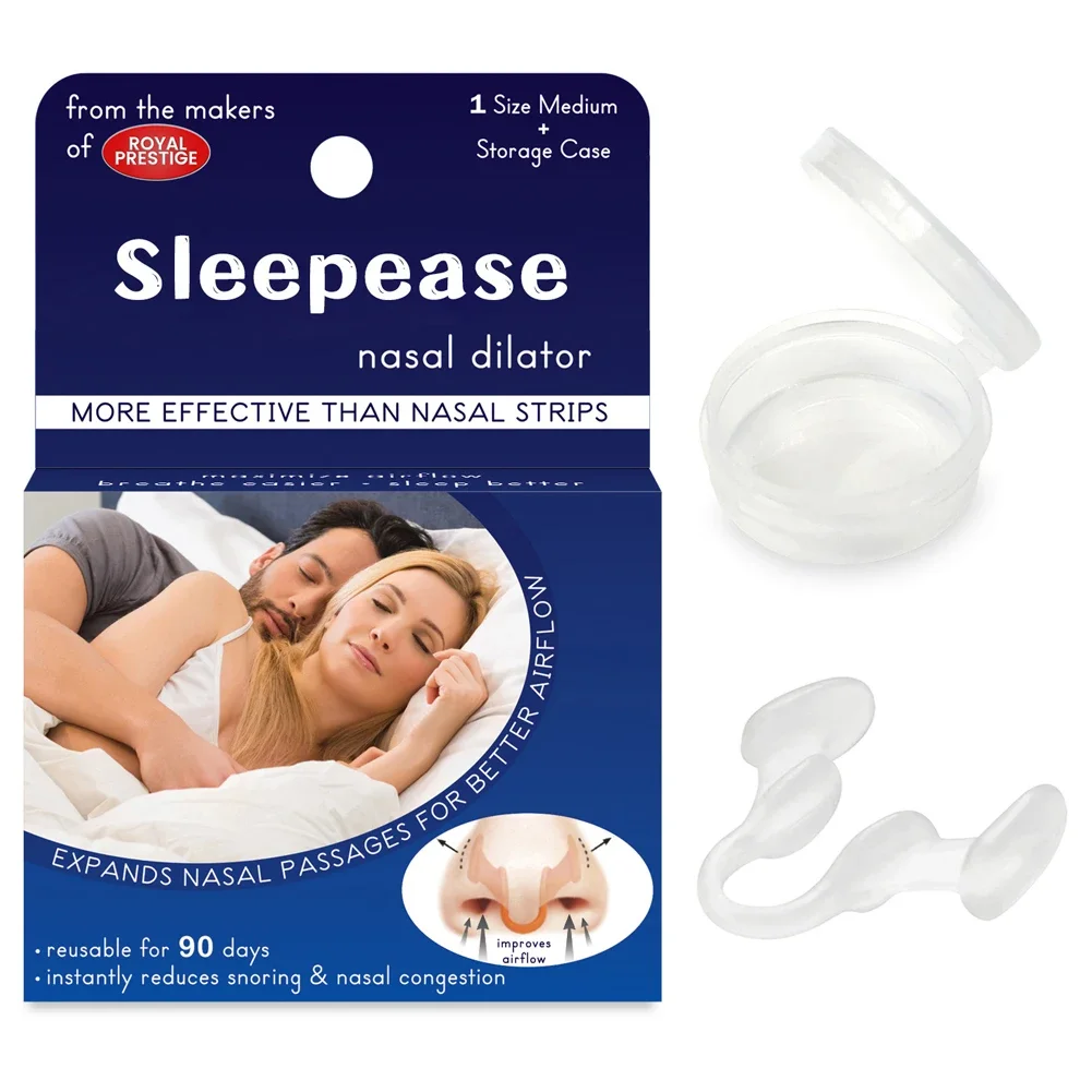 Silicone Anti-Snoring Nasal Dilator Clip for Better Breathing & Sleep Improvement