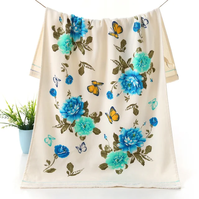 2023 Új Luxus 100% Pamut Törülköző Fürdő Törülközővel Nők Bazsarózsa Strand Fürdőszoba Szett Családi Vendég Fürdőszobákhoz Tornaterem - Image 5