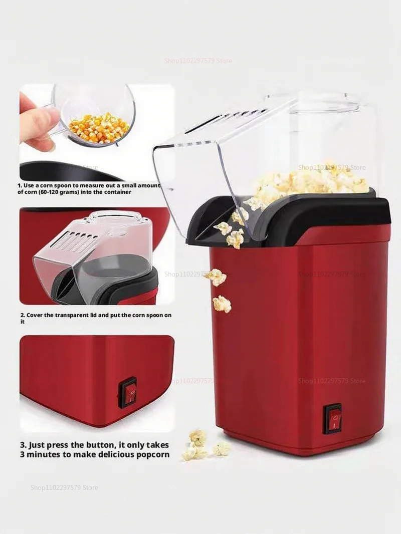 Description Picture 6 of itemMini Electric Popcorn Machine for Home Use Fast Heating Bubble Bag Popcorn Maker Ideal for Movie Nights Parties and Snacks