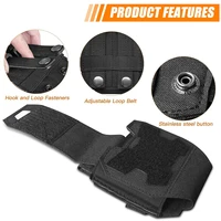 Molle Handcuffs Pouch Shackles Holder Case Quick Draw Universal Handcuff Holster Standard Chain Cuffs Cover Belt Pouch 2