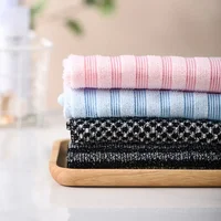 Japanese Rubbing Washcloth Bath Nylon Towel Brush for Back Towels Exfoliating Scrub Shower Sponge Body Bathroom Accessories 1