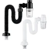 Universal Kitchen Sink Drain Anti Clogging Telescopic Flexible Sink Drain Home Sink Hose Washbasin Pipeline for Bathroom Sink 3