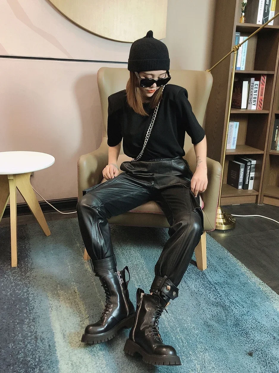 Zip Leather Pants – Jent Louis