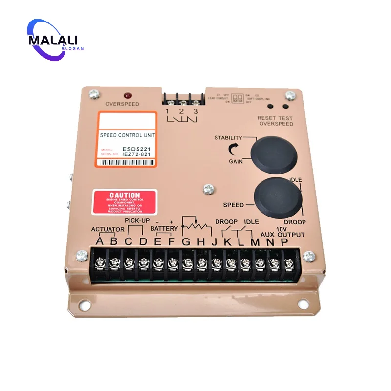 ESD5221ElectricGeneratorEngineGovernorSpeedControllerBoard
