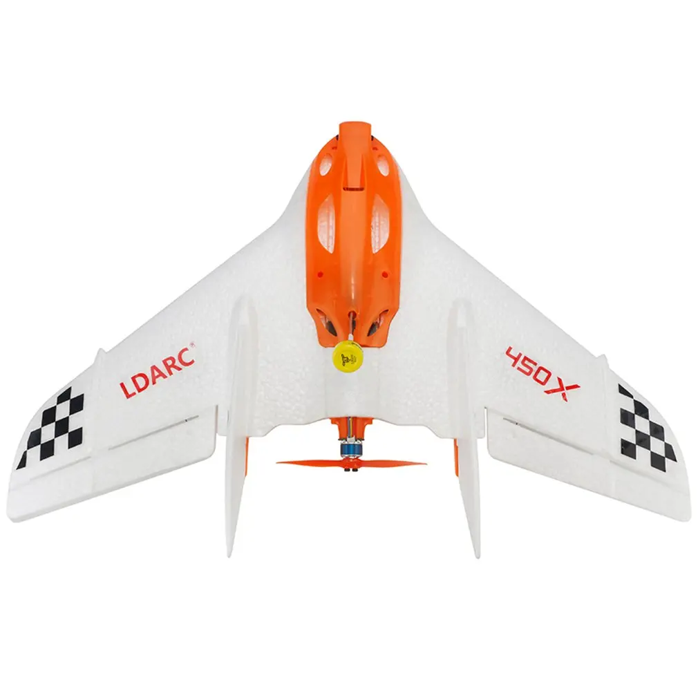 LDARC 450X V2 RC Airplane, Upgraded V2 version, add FPV plastic hood