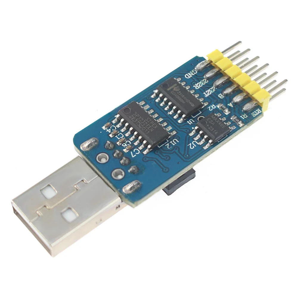 6 in 1 USB Serial Adapter CP2102 USB To TTL/RS232/RS485 Converter 3.3V/5V Level Shifter for Arduino/STM32