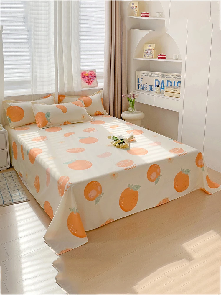 Single sheet for students dormitory 1.8m men and women large double sheet cloth single bed wholesale 3