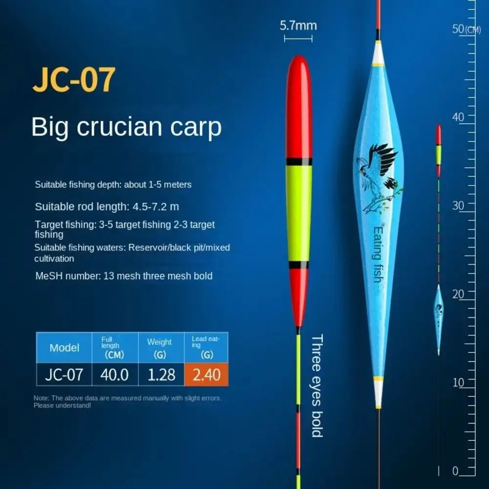 Big Buoyancy Nano Fishing Float High Quality Composite Vertical Buoy High Sensitivity Stable Eye-catching Fishing Bobber