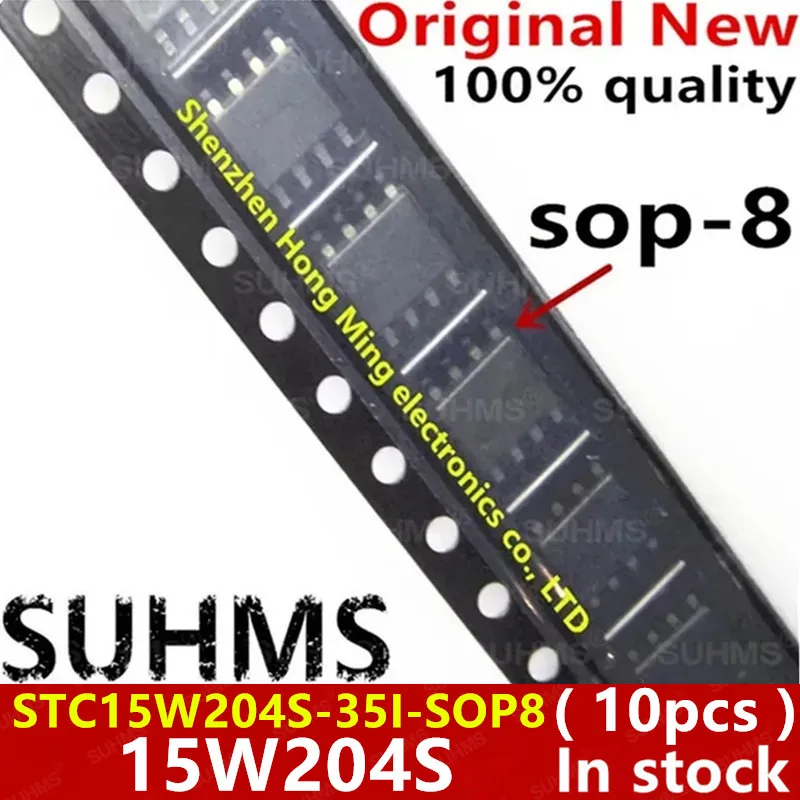 

Набор микросхем sop-8, 100% дюйма, новая модель 15W204S, 10 шт.