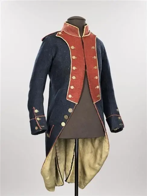 Men's 18th Century Victorian Colonial Military Uniform Tailcoat