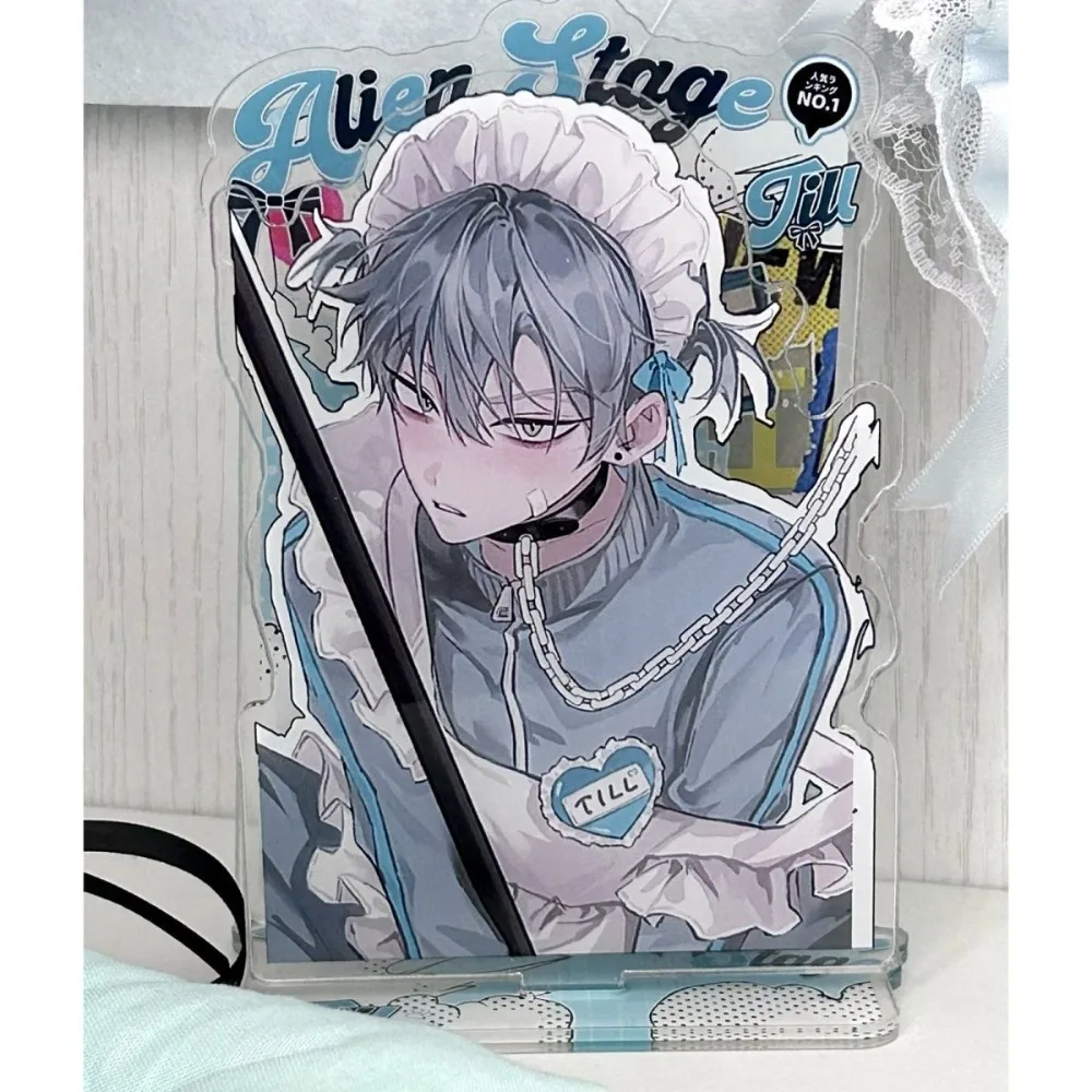 Heißer Alien Bühne Anime TILL Acryl Figur Maid Outfit Stand Modell Tisch Dekor Desktop Ornamente Sammeln Geschenk Cosplay Requisiten