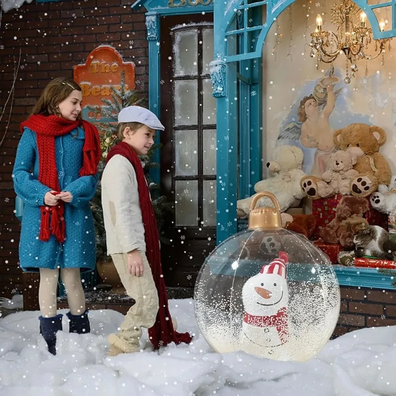 PVC Inflatable Christmas Decorations Santa Snowman Xmas Tree