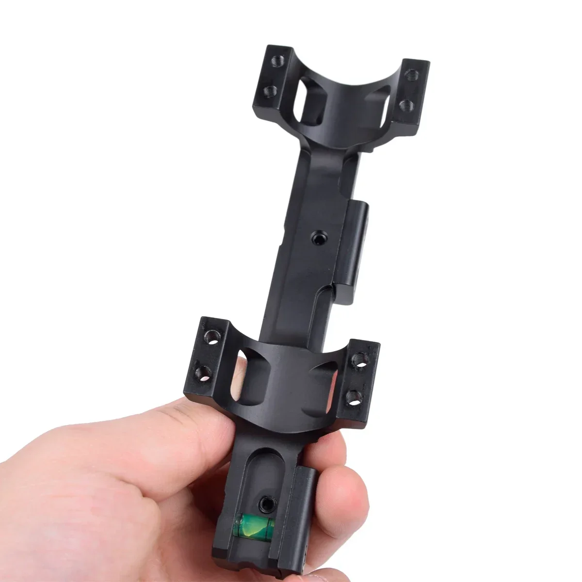 Tactical 11mm Dovetail Cantilever 25.4mm/30mm Shotgun Remington Scope Mount Rings With Bubble Level Hunting Riflescope rifle scope mount rifle scope mount ring
