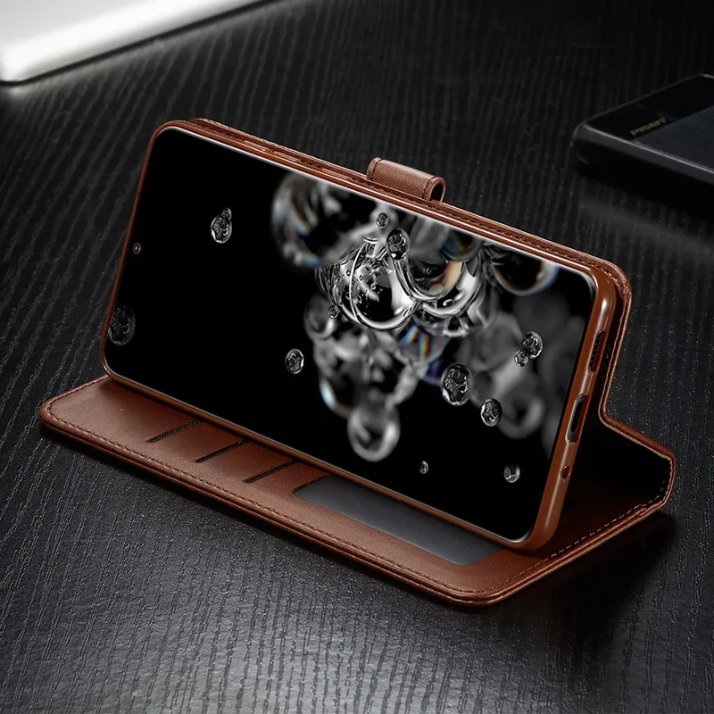 Leather Case for Samsung Galaxy S26 S20 FE S21 Ultra A71 A51 Note 20 10 Plus A70 A50 A20 A52s S9 S8 Plus Wallet Flip Cover