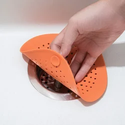 Kitchen Sink Strainer Silicone Hair Stopper Catcher Sink Filter Drain Cover Colanders Strainers For Home Bathroom Accessories