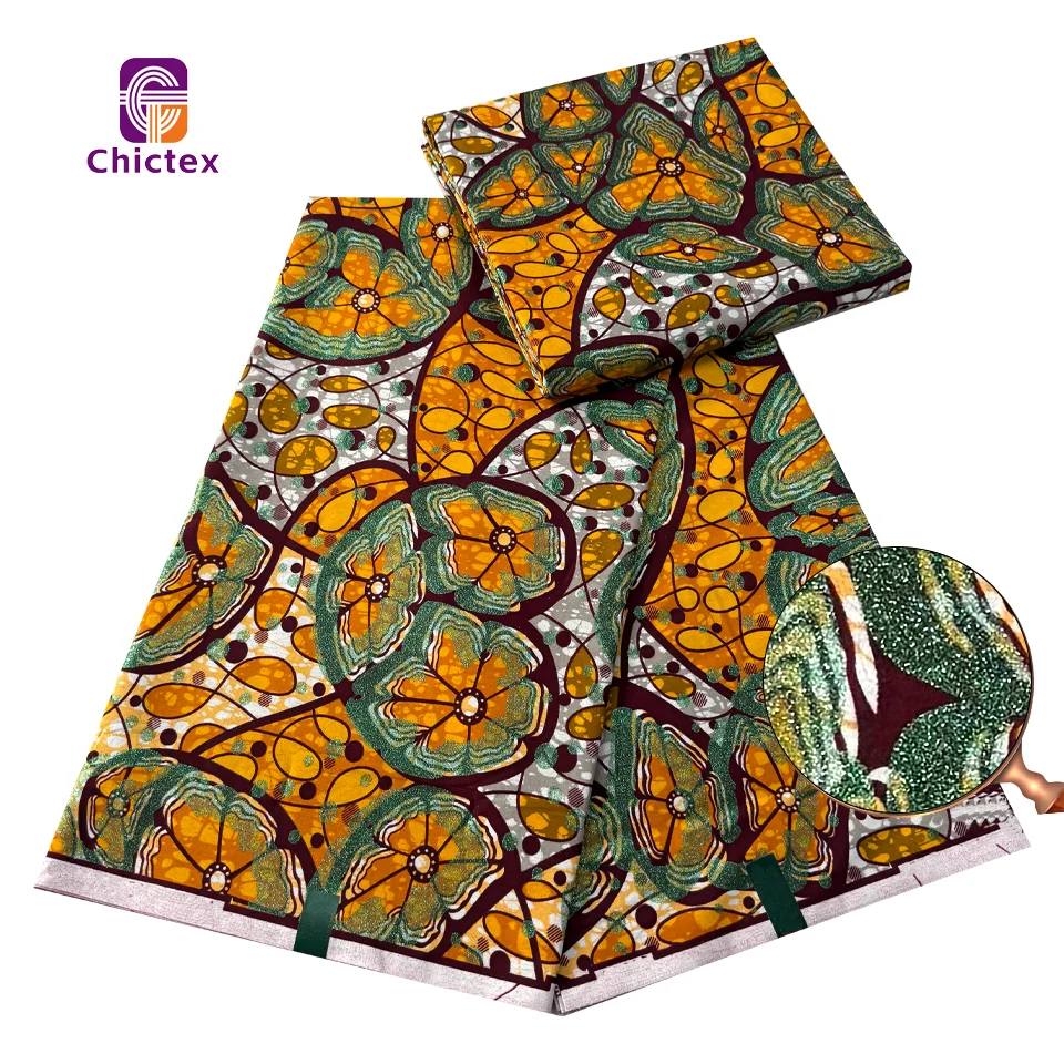 New Model Cotton Super Gold Wax Prints Holland Golden Wax Pagne Africain