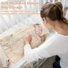 Newborn Baby Wrap Swaddle Blanket Unisex Infant Baby Stroller Wrap Soft Thick Knit Wrap Bag Receiving Blanket for 0-6 Month Baby 2