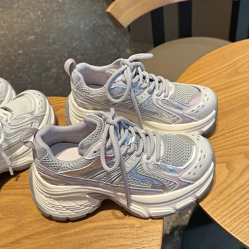 2024 Hot Women Platform Shoes Brand Women's Sneakers Comfortable Wear-resistant Breathable Women Sport Shoes Zapatillas De Mujer