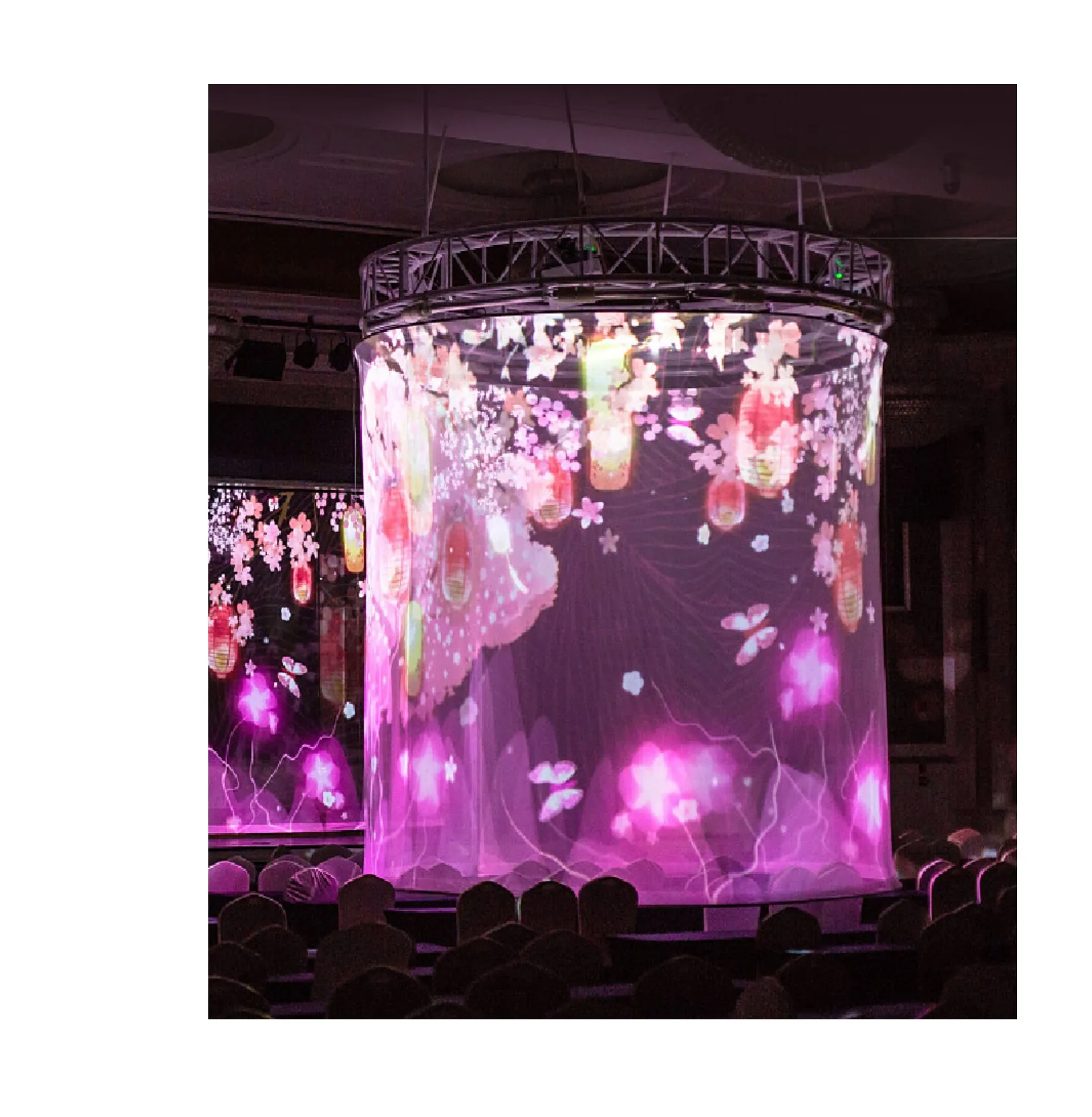 360 Degree 3D Holographic Projection Screen Projection Net Hologram Mesh Screen - AliExpress