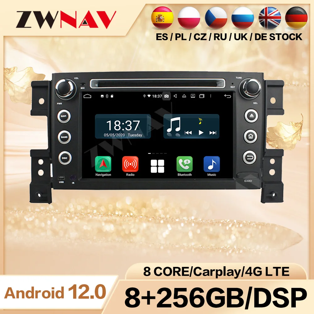 

For Suzuki Grand Vitara 2005-2013 Carplay Car Radio 2 Din Android Automotive Screen Multimedia Auto GPS Audio Head Unit Stereo