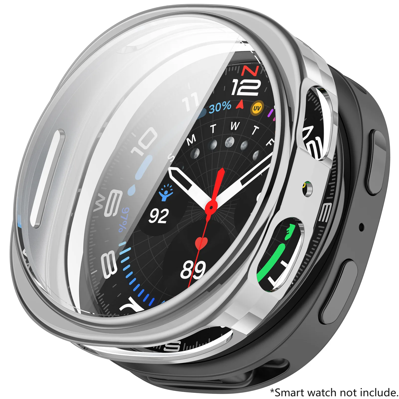 Soft TPU Protective Watch Case Cover – Hollow Out Design