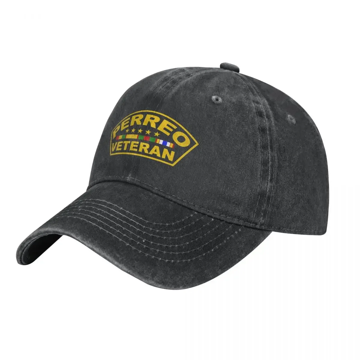 

Perreo Veteran Cowboy Hat Rave Sun Cap Hood Golf Women Men's