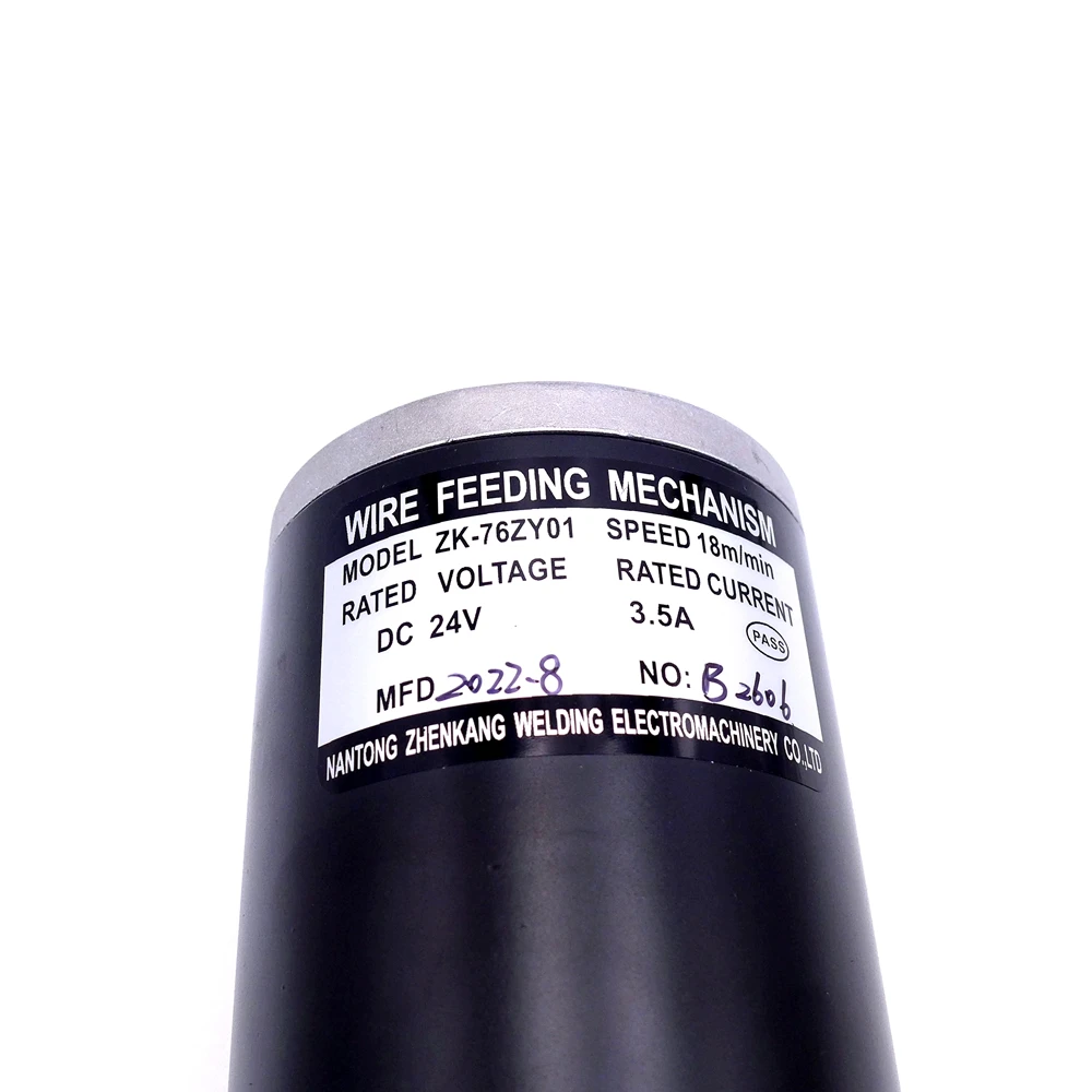 DC24V 42V 76ZY01 MIG Welding Wire Feeding Assembly Parts DC24 80W 1.8-18/Min Without Bracket For Arc MAG Weld Machine 5