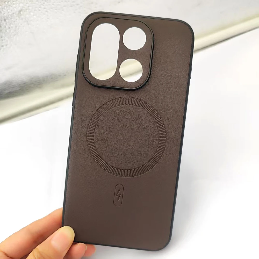 Luxury Magnetic Shockproof Wireless Charging TPU Bumper Case