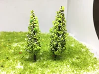 6.5cm Ho Scale Plastic Miniature Model Trees For Building Trains Railroad Wargame Layout Scenery Landscape Diorama Accessories 2