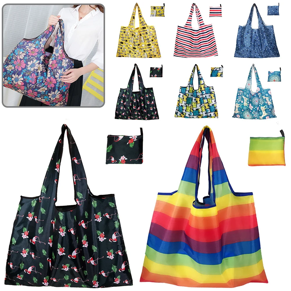 Eco-Friendly Personalized Reusable Tote Bag - Foldable, Durable, and Machine Washable