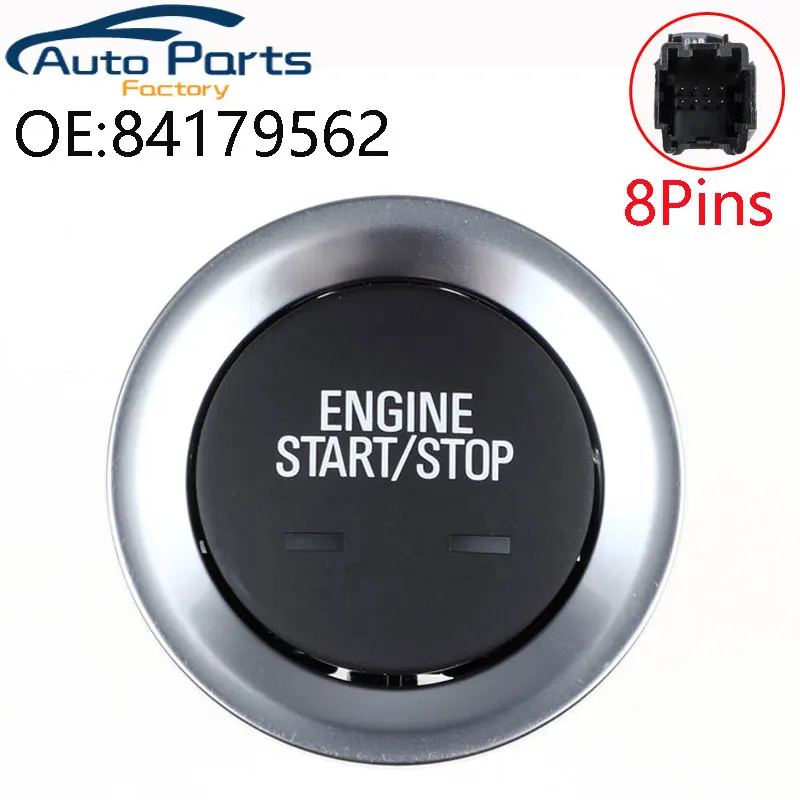 

New Engine Front Start Stop Push Button Switch For Chevrolet Equinox Malibu GMC Terrain Cadillac CT6 XT5 84179562
