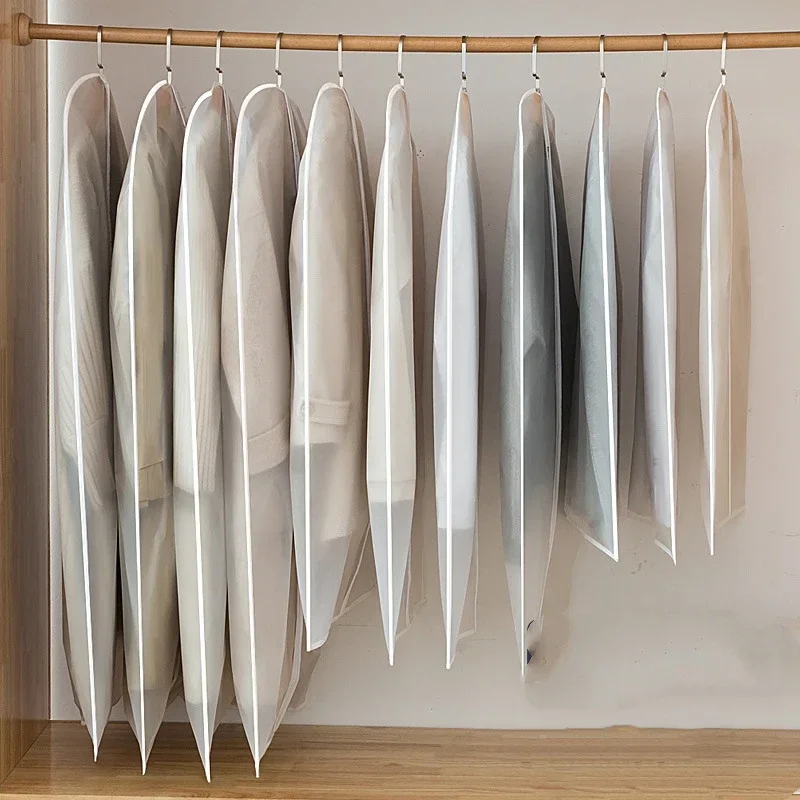 

Garment bags Organizer Wardrobe Hanging Clothing Organizers Clothes Hanging Dust cover wedding Dress Cover Suit Coat Storage Bag