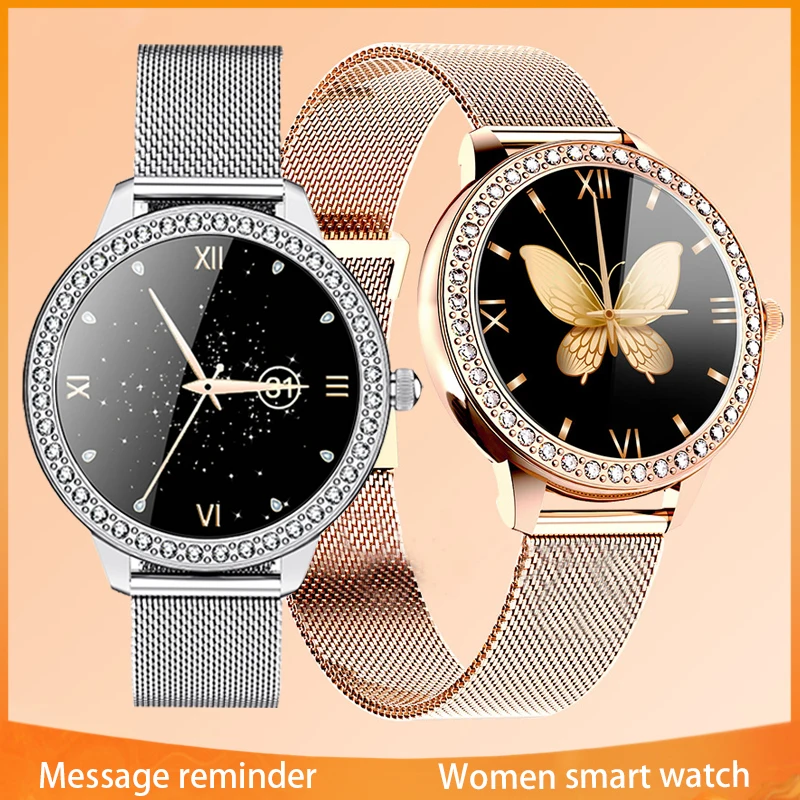 

New for Xiaomi Women Smart Watch Full Screen Touch Heart Rate Sleep Calorie Monitor Sport Fitness Wristwatch Digital Smartwatch