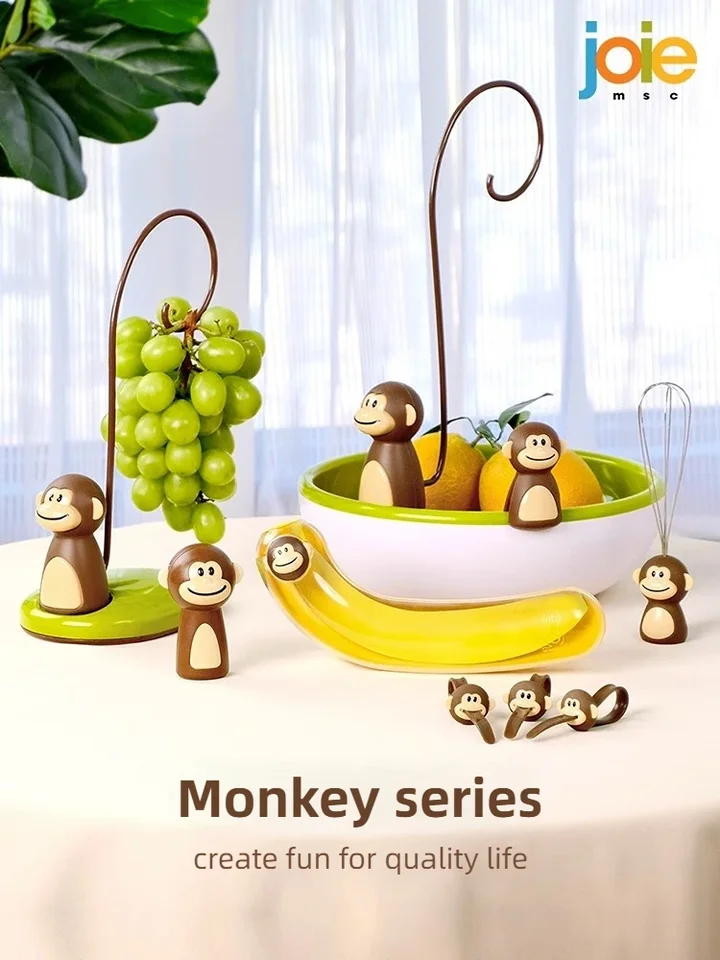 DONGKER 2 Ganci Porta Banana Sottopensile Con Rotazione 360° – In Ferro, 11,5 Cm – Multiuso Per Appendere Utensili, Tazze, Asciugamani E Chiavi