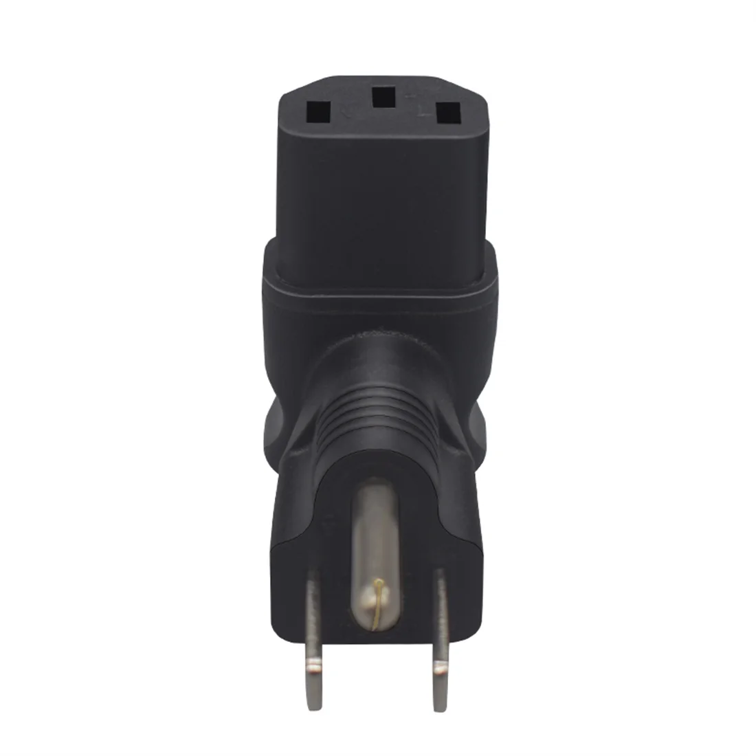 JORINDO PDU UPS 전원 어댑터 미국 플러그 변환기, Nema 5-15P Male TO IEC320 C13 Female Right Angle Adapter
