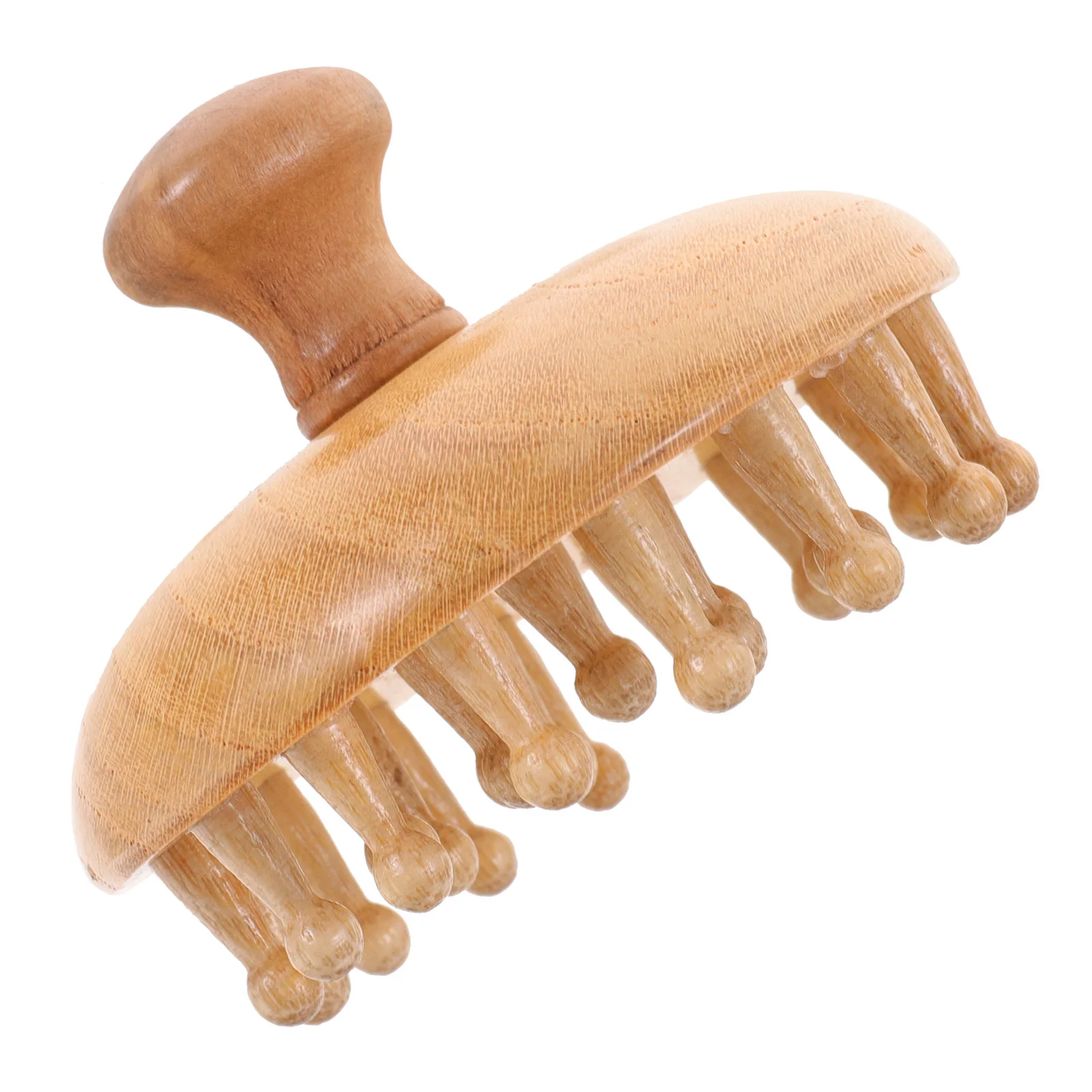 

Gleavi Wooden Massage Comb Wide Tooth Hair Brush Shampoo Brush Wet Dry Hair Scalp Care Brush