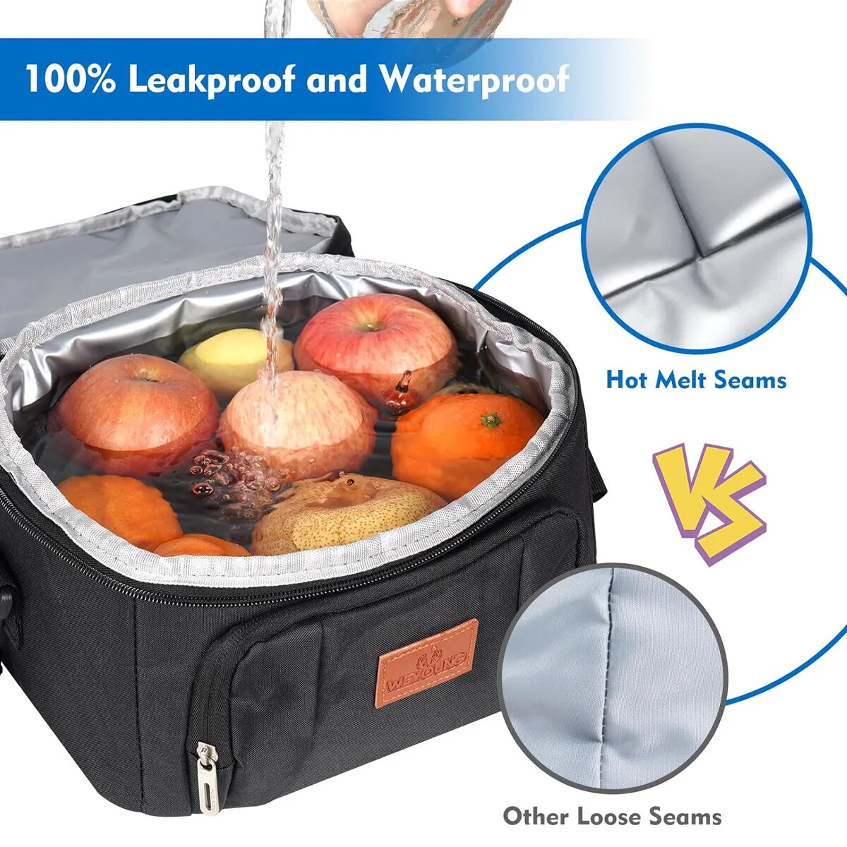 Thermal Insulated Cool Bag Picnic Adult Kids Food Storage Lunch Box UK