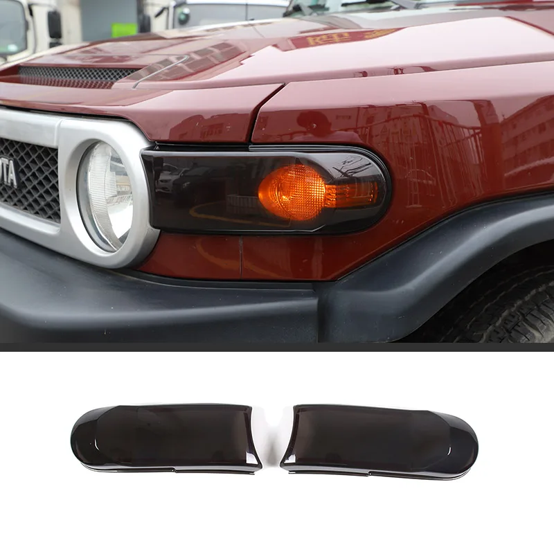 

Для Toyota FJ Cruiser 2007-21 ABS, Черный Автомобильный передний противотуманный фонарь, задний фонарь, защитная крышка, декоративные аксессуары, модификация автомобиля