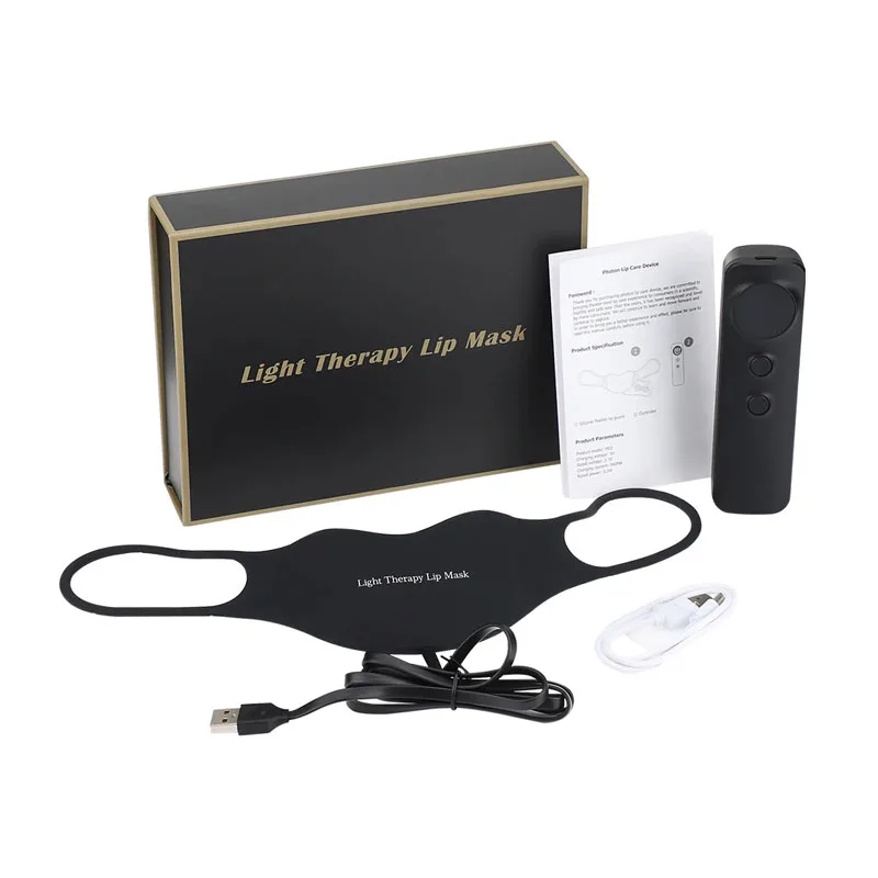 4 Modes Photon Lip Beauty Instrument Led Lip Mask Infrared Light Therapy Reduce Line Brighten Color Face Masks Skin Care
