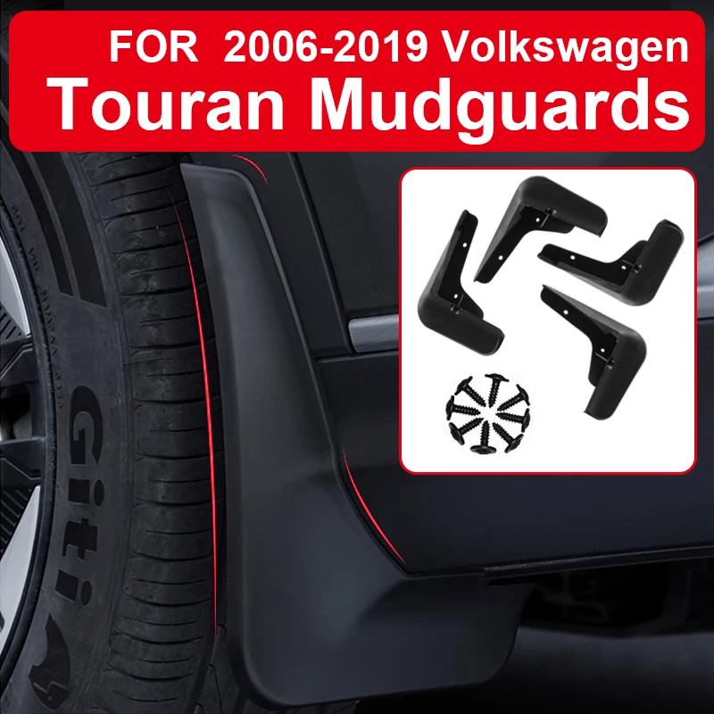 

Брызговики, брызговики, брызговики, передние и задние детали для Volkswagen Tharu Touran C-Trek защитный чехол для крыла 2006-2024 ABS