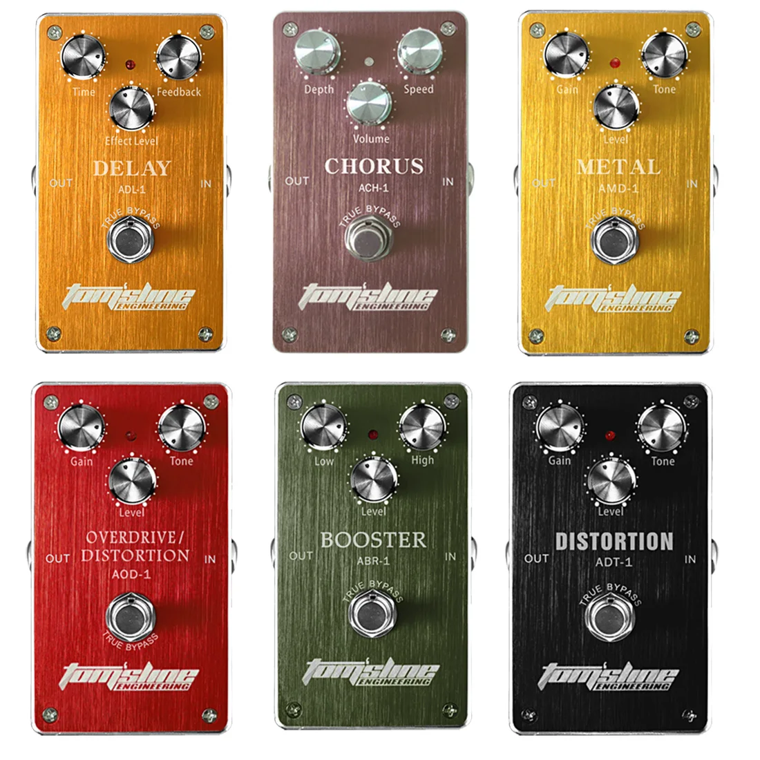 AROMAGuitarEffectPedalTrueBypassElectricGuitarPedalAluminum
