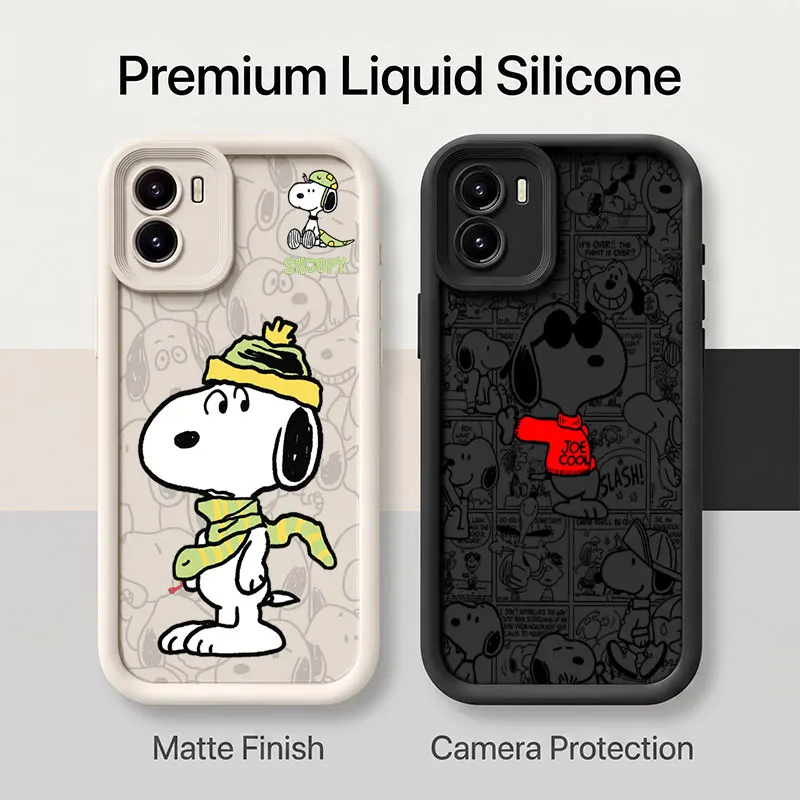 Cute Cartoon S-Snoopys Phone Case - Adorable Protective Cover with Playful Design